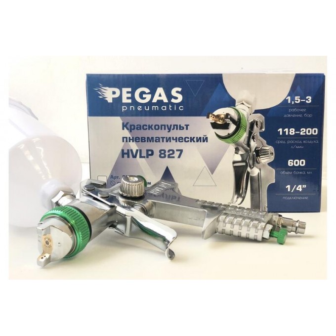 Pegas Краскопульт PEGAS HVLP827 сопло 1.4 мм, 2712